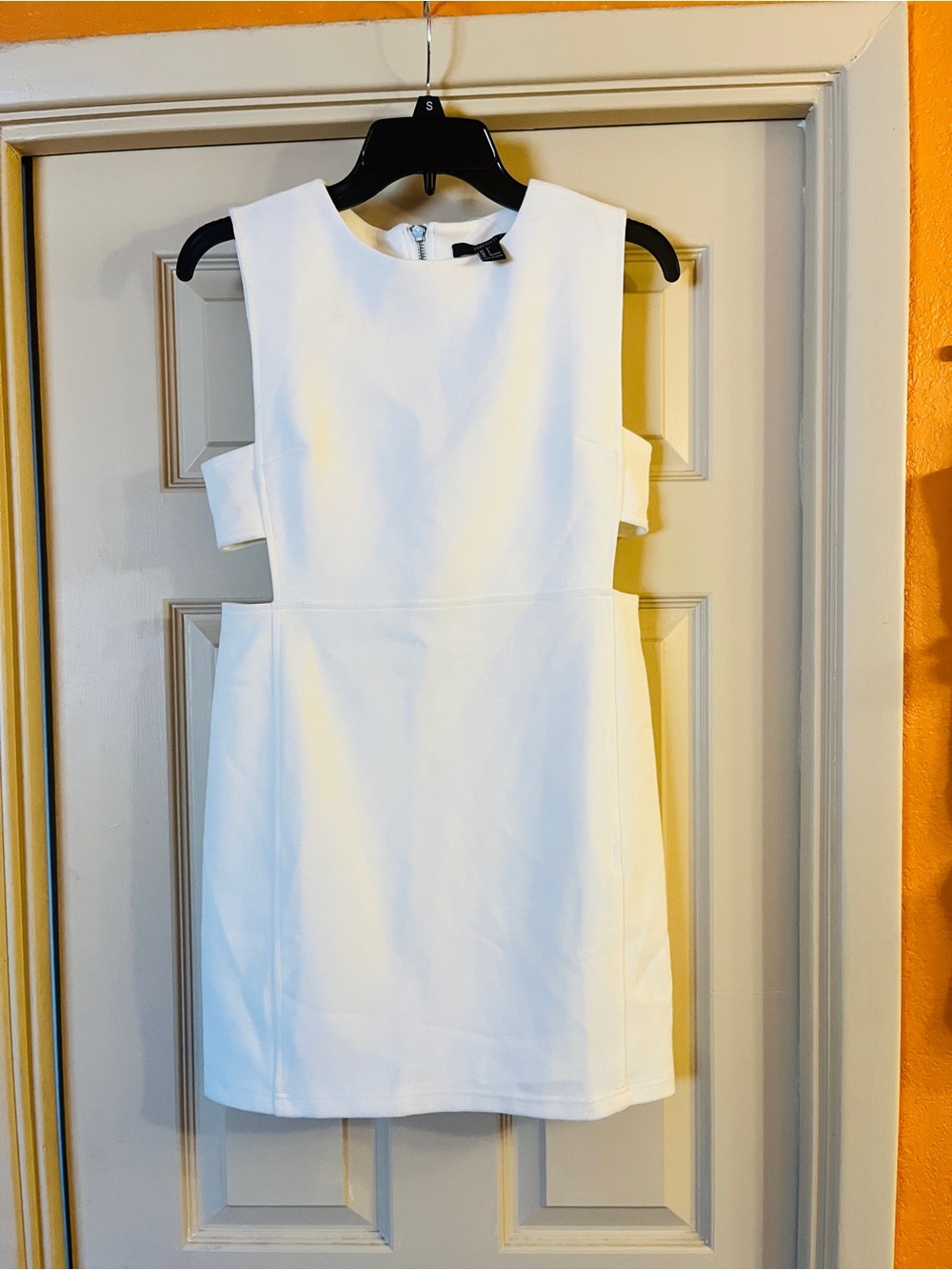 Forever 21 White Cutout Sheath Mini Dress